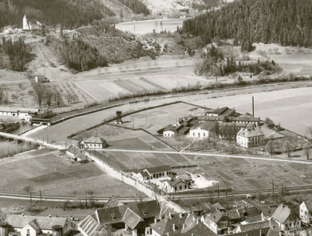 GIPRO insulators in Peggau, historical photo