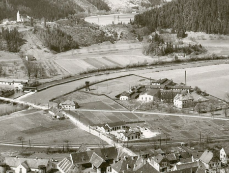 GIPRO Isolatoren in Peggau, historische Aufnahme