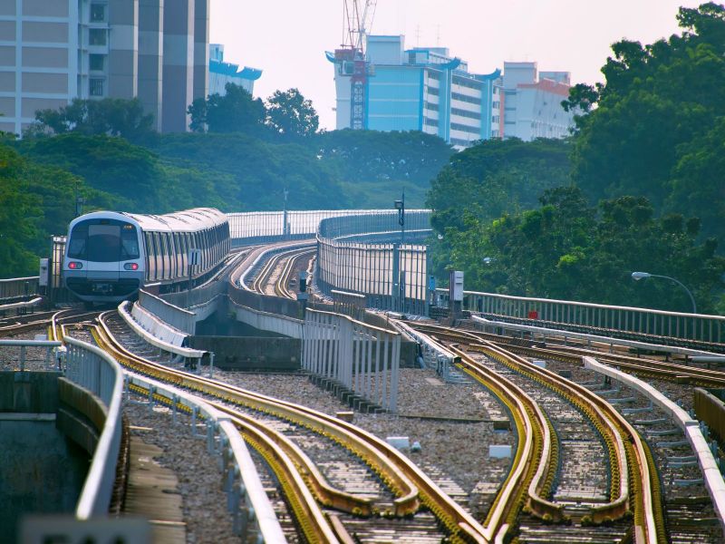 Rail Track of Metro Singapore